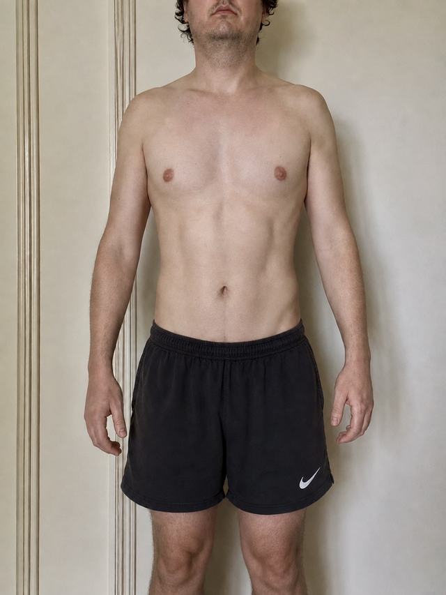 The same client after losing weight with Campack coaching
